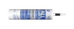 General Electric Black Silicone Waterproof All Purpose Caulk Sealant 10.1 oz. (Pack of 12)