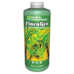 General Hydroponics Floragro Plant Nutrients 1 Qt.