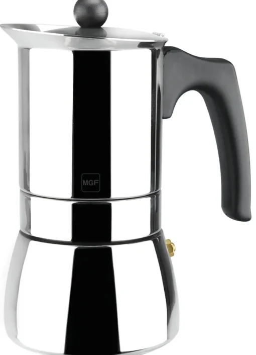 Genova 6 Cups Stainless Steel Espresso Maker