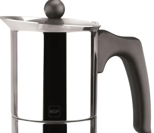 Genova 6 Cups Stainless Steel Espresso Maker