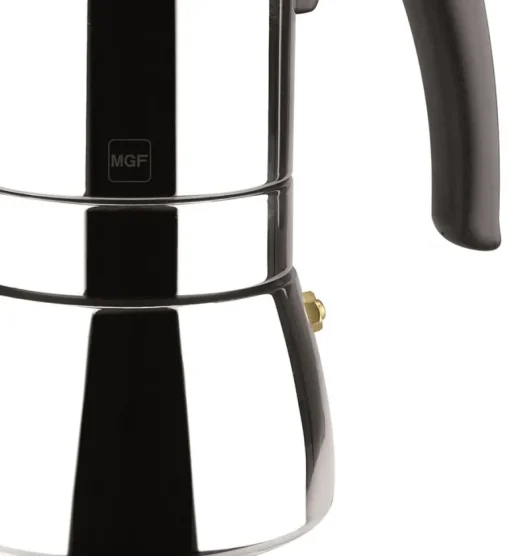 Genova 6 Cups Stainless Steel Espresso Maker