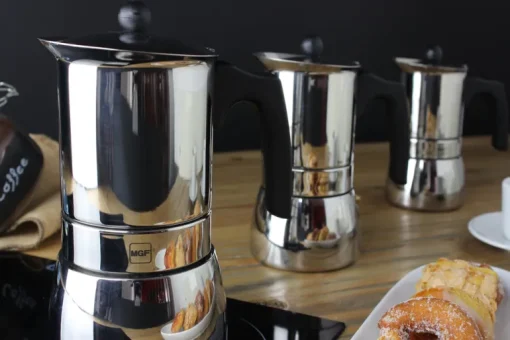Genova 6 Cups Stainless Steel Espresso Maker