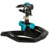 Gilmour Heavy Duty Metal Black Elevated Base Impact Sprinkler 43 ft. Range, 5800 sq. ft. Coverage