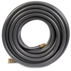Gilmour Vinyl Gray 600 PSI Crush Resistant Premium Grade Hose 5/8 Dia. in. x 75 L ft.