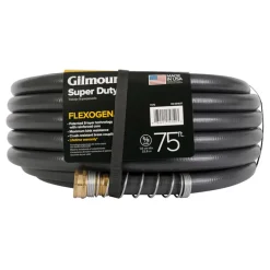 Gilmour Vinyl Gray 600 PSI Crush Resistant Premium Grade Hose 5/8 Dia. in. x 75 L ft.