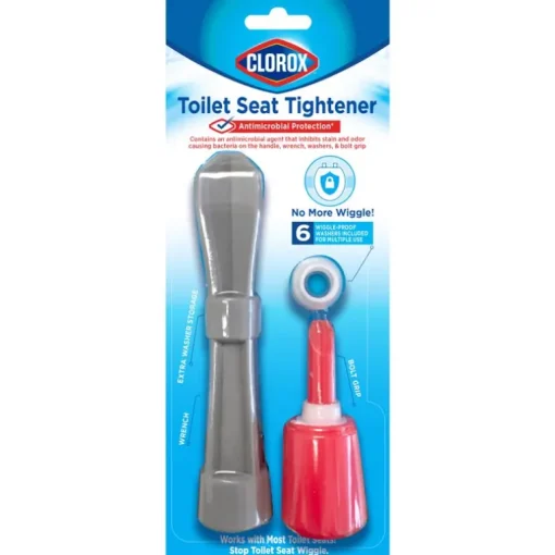 Ginsey All-In-One Toilet Tool Seat Tightening Kit with 6-Washers