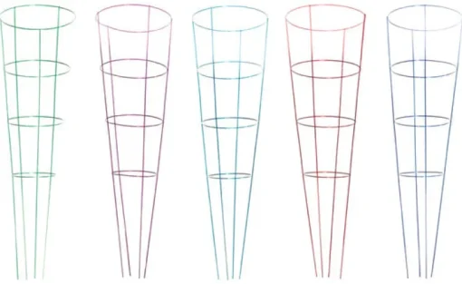 Glamos Wire 54 in. H x 16 in. W Assorted Steel Plant Support (Pack of 25)
