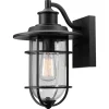 Globe Electric Vintage 1-Light Natural Black Turner Wall Sconce