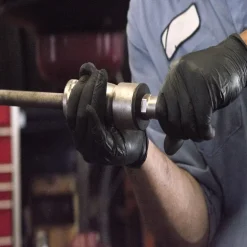 Gloveworks Nitrile Disposable Gloves XX-Large Black Powder Free 100 pk