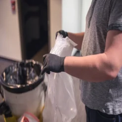 Gloveworks Nitrile Disposable Gloves XX-Large Black Powder Free 100 pk