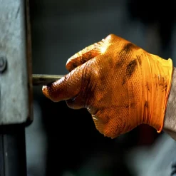 Gloveworks Nitrile Disposable Gloves XX-Large Orange Powder Free 100 pk