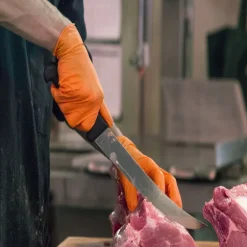 Gloveworks Nitrile Disposable Gloves XX-Large Orange Powder Free 100 pk