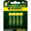 Gogreen Power Inc 24001 Aa Alkaline Batteries 4 Pack