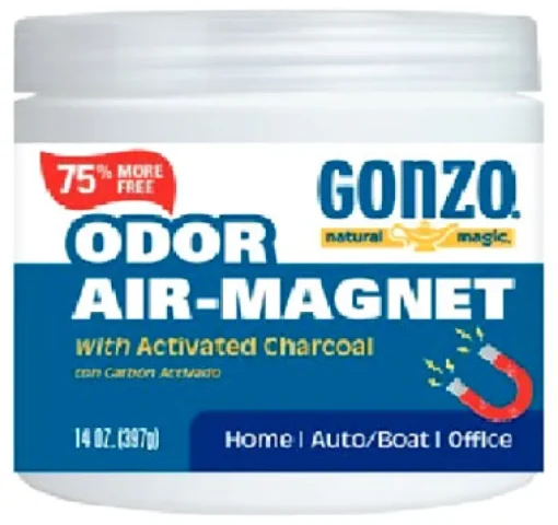 Gonzo Natural Magic Fresh Scent Odor Air Magnet 14 oz Gel