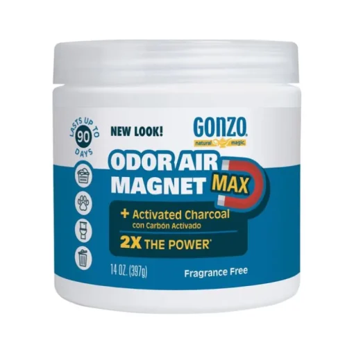 Gonzo Natural Magic Fresh Scent Odor Air Magnet 14 oz Gel