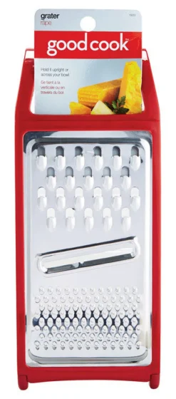 Good Cook Red Stainless Steel Cheese Grater