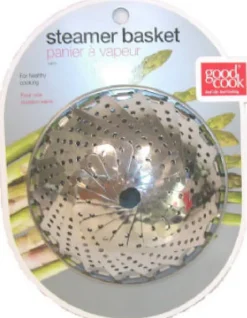 Good Cook Silver Stainless Steel Steamer Basket