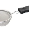 Good Cook Silver/Black Aluminum Mesh Strainer