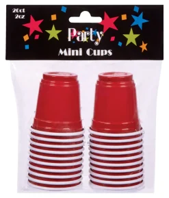 Good Old Values Red Plastic Party Cup (Pack of 24)