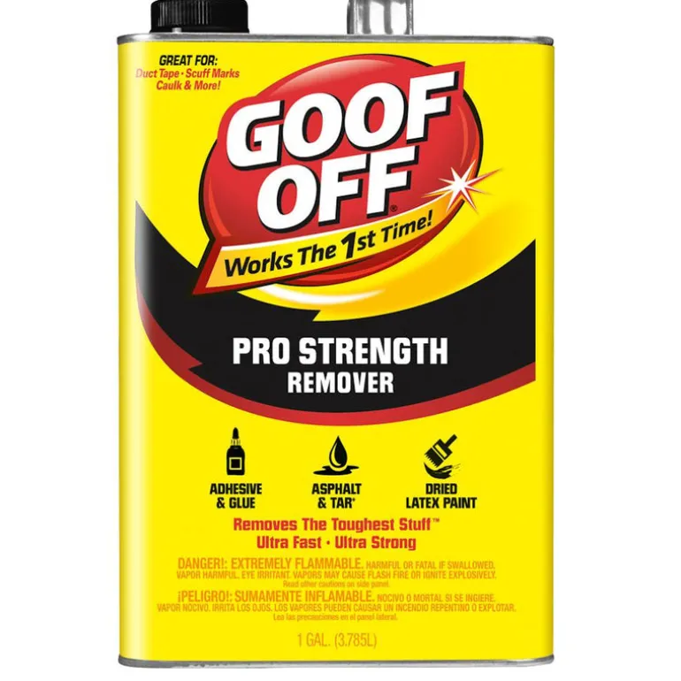 Goof Off Pro Strength Liquid Remover 1 gal. (Pack of 4)