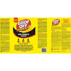 Goof Off Pro Strength Liquid Remover 1 gal. (Pack of 4)