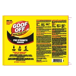 Goof Off Pro Strength Paint Remover 12 oz. (Pack of 6)