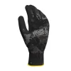Gorilla Grip One Size Fits All Nylon Tac Black/White Dipped Gloves