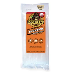 Gorilla High Strength Hot Glue Sticks 20 pc. (Pack of 4)