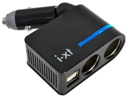 Goxt 12 V Black USB Adapter