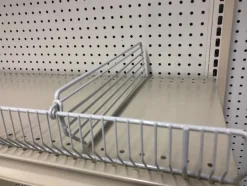 Gray Steel Shelf Divider 3 in. H X 13 in. L 20 pk