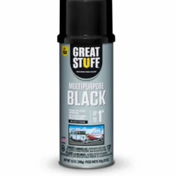 Great Stuff Black Airtight & Water-Resistant Multipurpose Insulating Foam Sealant 12 oz.