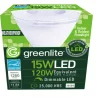 Greenlite PAR38 E26 (Medium) LED Floodlight Bulb Bright White 120 Watt Equivalence 1 pk