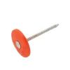 Grip-Rite 1-1/2 in. Cap Electro-Galvanized Plastic/Steel Nail Full Round