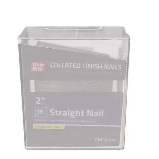 Grip-Rite 2 in. L X 16 Ga. Straight Strip Electro Galvanized Finish Nails 1000 pk