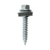 Grip-Rite Pro-Twist No. 9 x 1-1/2 in. L Hex Round Washer Head Sheet Metal Screws 1 lb.