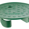 Groundtopper 7 7/16 in. W X 1 7/8 in. H Round Valve Box Lid Green