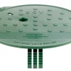 Groundtopper 10 3/4 in. W X 2 3/8 in. H Round Valve Box Lid Green
