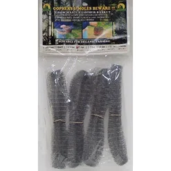 Grow Master Gopher Basket 9 in. W Gray Stainless Steel Plant Support