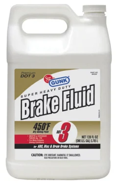 Gunk DOT 3 Brake Fluid 128 oz. (Pack of 4)