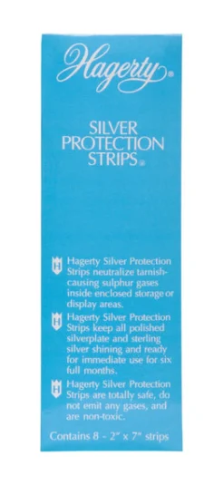 Hagerty No Scent Silver Neutralizes Tarnish Non-Toxic Protection Strip 2 x 7 in.