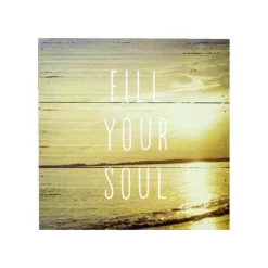 Hallmark Fill Your Soul Plaque Wood 1 pk (Pack of 2)