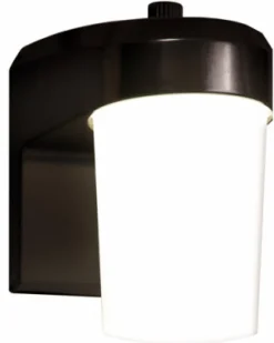 Halo Bronze Dusk to Dawn LED Jelly Jar Light w/Photocell