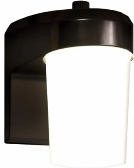 Halo Bronze Dusk to Dawn LED Jelly Jar Light w/Photocell