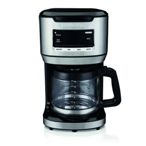 Hamilton Beach 14 cup Black/Silver Coffee Maker