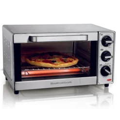 Hamilton Beach Stainless Steel Silver Toaster Oven 8.7 in. H x 11.5 in. W x 15 in. D