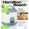 Hamilton Beach White 8 cups Programmable Rice Cooker