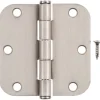 Hampton 3-1/2 in. L Satin Nickel Residential Door Hinge 12 pk