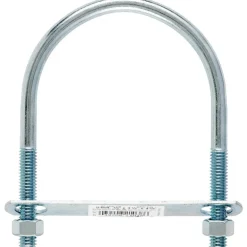 Hampton 3/8 in. x 3-1/2 in. W x 4-5/8 in. L Coarse Zinc-Plated Steel U-Bolt (Pack of 10)