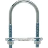 Hampton 5/16 in. x 2 in. W x 3-3/4 in. L Coarse Zinc-Plated Steel U-Bolt (Pack of 10)