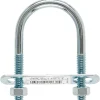 Hampton 5/16 in. x 1-3/4 in. W x 3 in. L Coarse Zinc-Plated Steel U-Bolt (Pack of 10)